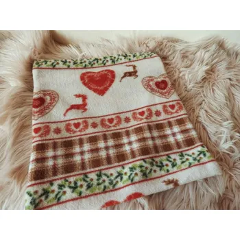 Povlak na polštářek Povlak na polštář fleecový 28x32 cm vánoční motiv č.1