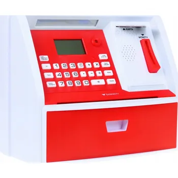 Pokladnička Pokladnička bankomat na polské mince + karta s PIN kódem