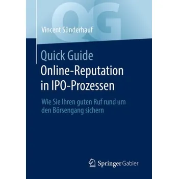 Cizojazyčná kniha Quick Guide Online-Reputation in IPO-Prozessen - Sunderhauf, Vincent