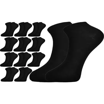 Pánské oblečení Černé kotníkové ponožky, 1 pár = 12,41Kč.