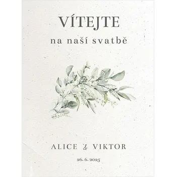 Svatební dekorace Vítací cedule 347