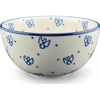 Miska na polévku 500 ml Andělíčci dek. 1410X Keramika Bolesławiec