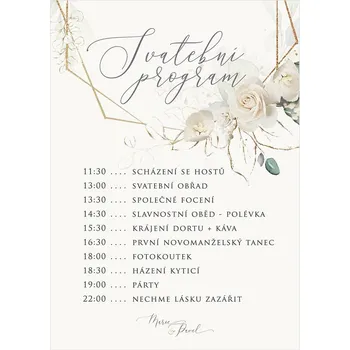 Svatební harmonogram 275