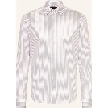 Pánská košile Dressler Pánská Košile Shaped Fit, bílá / tmavě červená, 40