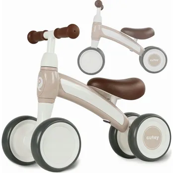 Dětské vozidlo Qplay Odrážedlo Cutey Retro Béžové