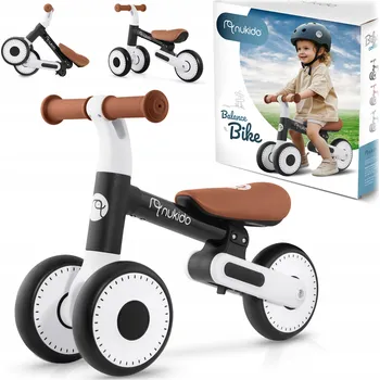 Odrážedlo Odrážedlo Nukido NK-603 6" bílé, hnědé, černé