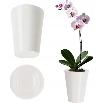 Květináč Obal Na Květináč 17 plast bílý