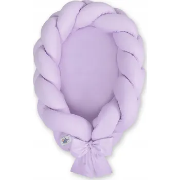 Hnízdečko pro miminko Hnízdečko pro miminko pletené 2v1 - fialové My Sweet Baby