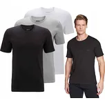 Trička s krátkým rukávem HUGO BOSS 3-pack pánské tričko vel. XXL