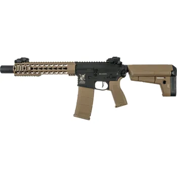 Airsoft Delta Armory airsoftová zbraň M4 AR15 KeyMod 10" PREDATOR Charlie - Half Tan