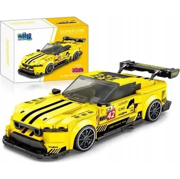 ostatní stavebnice Sportovní auto Wild Horse Žluté Stavebnice pro skládání 390 Dílů