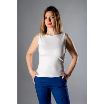 FAVAB Bílý top BONNIE 01 Velikost výrobku: S