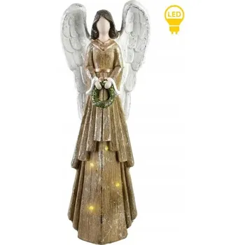 Obraz FIGURKA ANDĚL s LED osvětlením 23x13x63cm