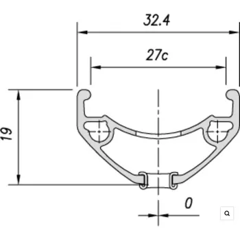 Ráfek na kolo MACH1 Ráfek CROSS-R 27 29 32D černý