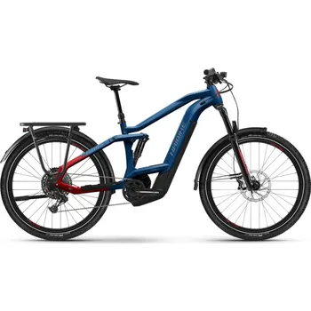 Elektrokolo Haibike Adventr FS 9 gloss metal blue red, vykoupené, 286km velikost rámu: S
