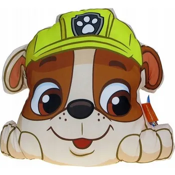 Polštář Tlapková patrola - plyšový polštář Rubble (059529)