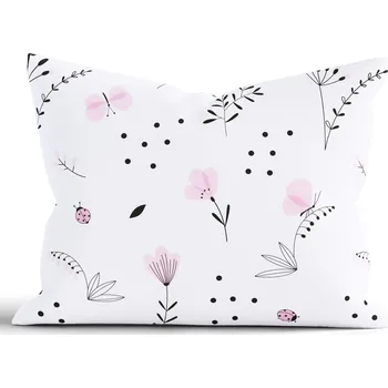 Bytový textil Bavlněný povlak na polštář Renforcé 70 × 90 cm - Louka