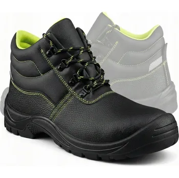 Pracovní obuv PRACOVNÍ BOTY OCHRANNÉ KOTNÍKOVÉ PÁNSKÉ KOŽENÉ BEZ OCELOVÉ ŠPIČKY O1