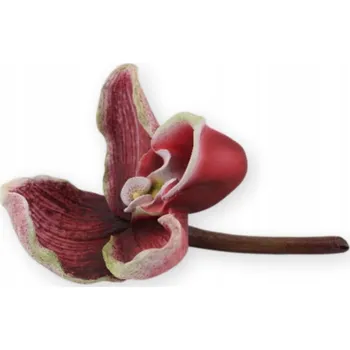 umělá květina Dekorativní květina orchidej červená 20,3x13,7x9,6 cm