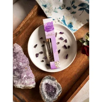 Parfémovaný olej roll on s krystaly ametystu Healing Stones 10 ml Song of Indi