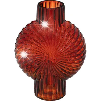 Váza Váza Shell červená 25 cm