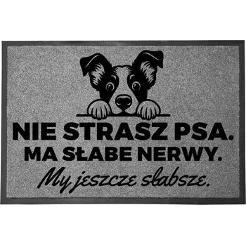 Hotová rohožka z plastu, PVC 60 x 40 cm