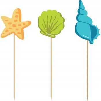 Party dekorace Piki v havajském motivu Surf Party – 20 ks Havajská párty