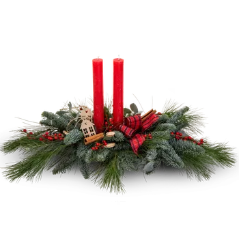 Vánoční dekorace Vánoční svícen Bianco Verona - Belles Fleurs