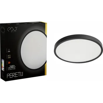 EDO LED Stropní Svítidlo pro Stropní Svítidlo montáž PERETI 24W 3000K IP44 černé 35cm