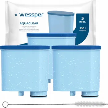 Filtr do kávovaru 3x Wessper filtr do kávovaru Philips LatteGo Go Saeco + čisticí prostředek