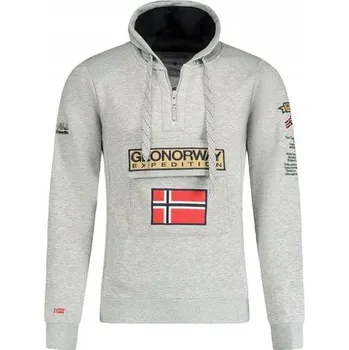 Pánská mikina Geographical Norway pánská mikina GYMCLASS 100 L XL DO HOR NA BĚHÁNÍ NA TRÉNINK velikost XL