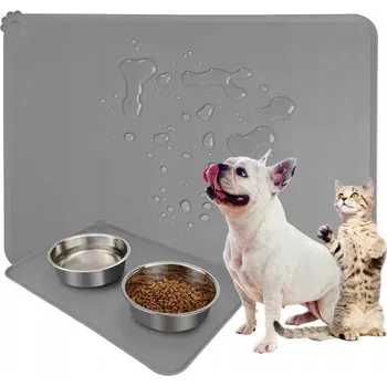 Miska pro psa Silikonová podložka (L) pod fontánu, automatické pítko nebo misku pro psa kočku