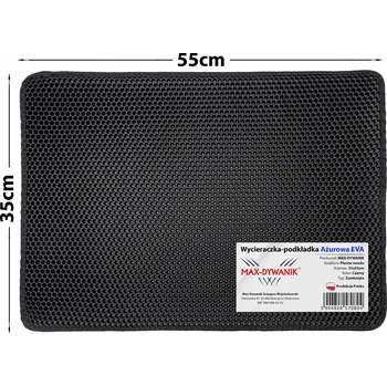 Rohožka Gumová rohožka hotová 35 x 55 cm