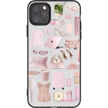 Pouzdro na mobilní telefon Picasee silikonový černý obal pro Apple iPhone 11 Pro Max - Glam Babe