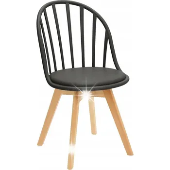 Jídelní židle Židle Sirena černá loft skandinávský styl