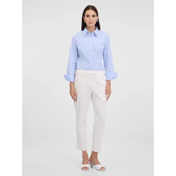 Oblečení a móda Orsay Dámské Krémové dámské kalhoty ORSAY Bílá 46 (2966564)