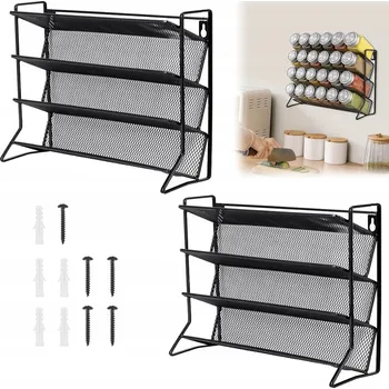 2X STOJAN NA KOŘENÍ NA DESKU NEBO NA ZEĎ KUCHYŇSKÉ NÁDOBY