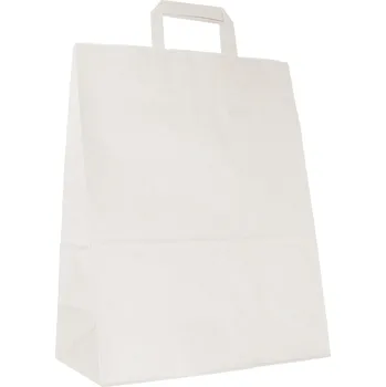 Papírová taška 32 x 16 x 42, 100 ks bílá AWIH