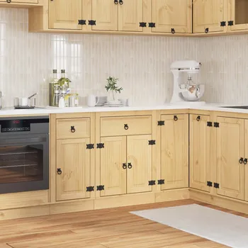 Příborník do zásuvky Truhlářský Medová 60 x 46 x 81,5 cm Masivní borové dřevo