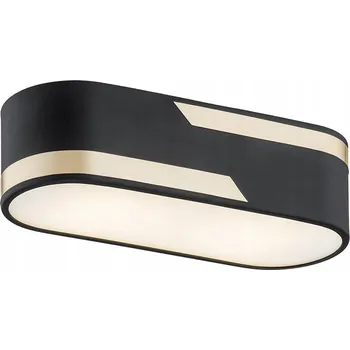 Kulatý Stropní Svítidlo Argon 30 x 110 cm černá