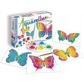 kreativní sada Aquarellum Motýli: 4 obrázky k malování 661