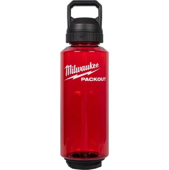Plastová lahev Milwaukee PACKOUT™ – červená, 1420 ml