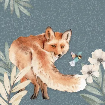 DÁREK k narozeninám PŘÁNÍ K NAROZENINÁM DÁREK PŘÁNÍ Swarovski Čtverec Fox