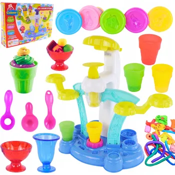 Modelovací hmota Sada Modelína plastelíny, kouzelného stroje na zmrzlinu Modelovací Hmota