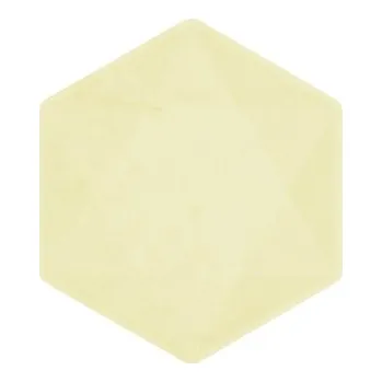 Talíř Talíře ŠESTIHRAN, šestiúhelník, cukrová třtina 15,5 x 13,6 cm, žluté 6 Ks.