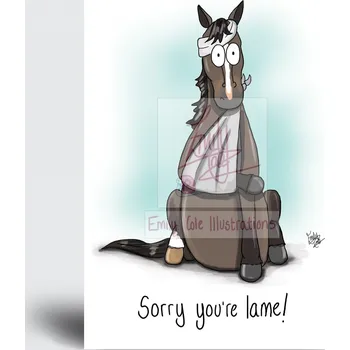 Pohlednice ‘Sorry you’re lame! ’ od Emily Cole