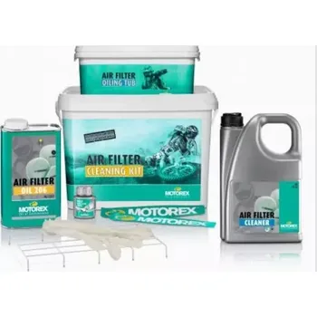 Čistící sada pro mytí a mazání vzduchových filtrů MOTOREX AIR FILTER CLEANING KIT (kompletní sada určená pro mytí molitanových vzduchových filtrů)