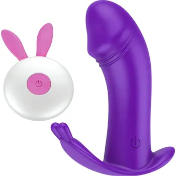 Vibrátor Sensual M92 Masážní vibrátor s dálkovým ovládáním, fialový