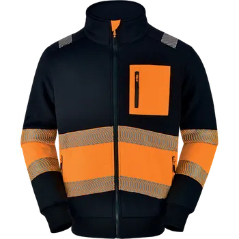 pracovní bunda Reflexní pracovní bunda Delta Plus SHERPA Barva: Reflexní oranžová, Velikost: L