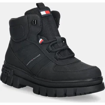 Dámská zimní obuv Dětské zimní boty Tommy Hilfiger černá barva, T3X5-34129 T3X5.34129.35.41 99X, EUR 41